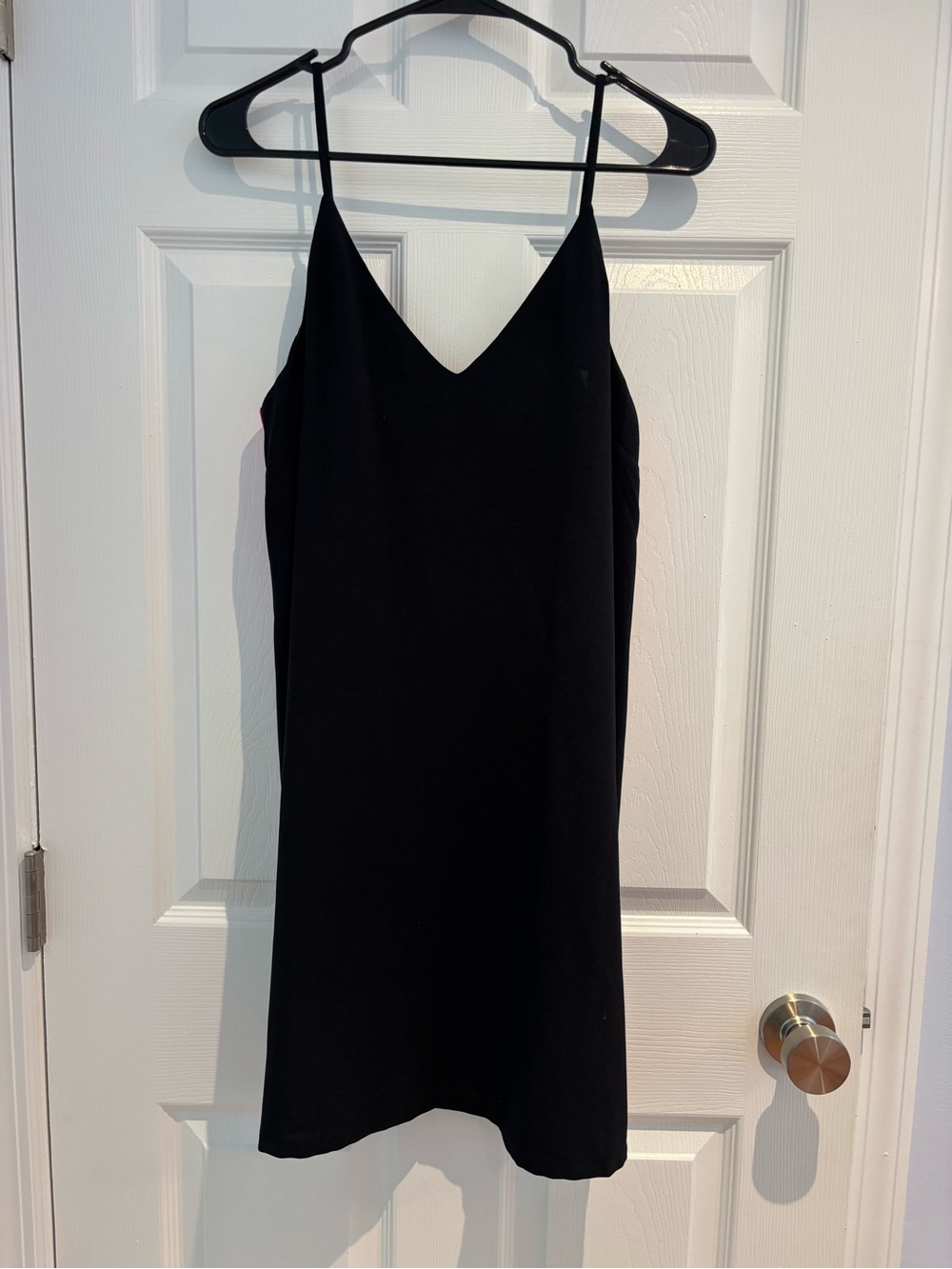 Sugarlips Black V-Neck Slip Mini Dress
